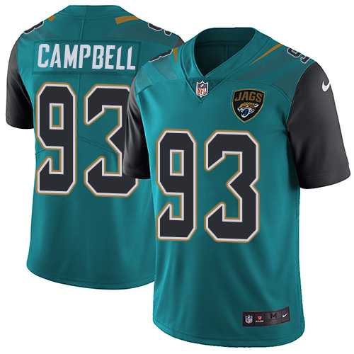 Nike Jacksonville Jaguars #93 Calais Campbell Teal Green Team Color NFL Vapor Untouchable Limited Jersey,We sell and wholesale Nike Jacksonville Jaguars #93 Calais Campbell Teal Green Team Color NFL Vapor Untouchable Limited Jersey on line form chian!